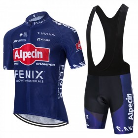 Tenue Maillot + Cuissard à Bretelles 2020 Alpecin-Fenix N001